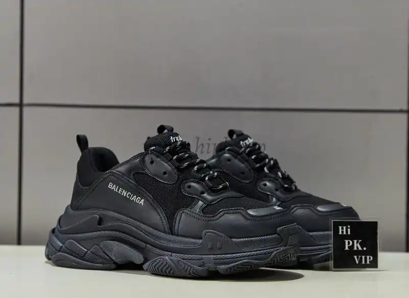 PK God Balencia Paris triple s all black2019 version newest sole official with retail materials ready to ship