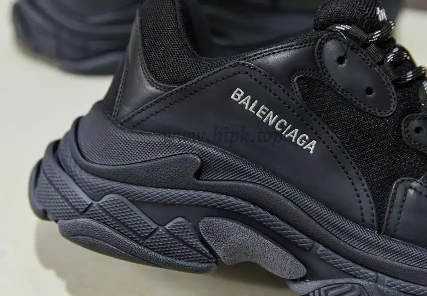 PK God Balencia Paris triple s all black2019 version newest sole official with retail materials ready to ship