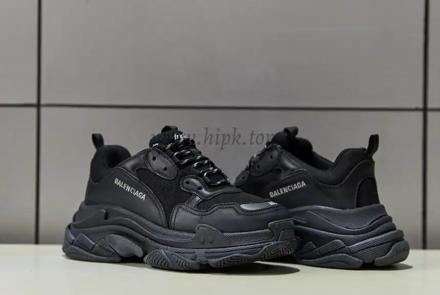 PK God Balencia Paris triple s all black2019 version newest sole official with retail materials ready to ship