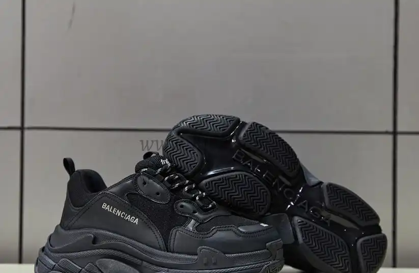 PK God Balencia Paris triple s all black2019 version newest sole official with retail materials ready to ship