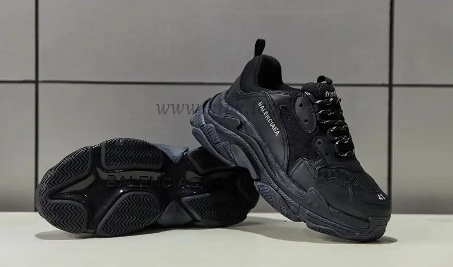 PK God Balencia Paris triple s all black2019 version newest sole official with retail materials ready to ship