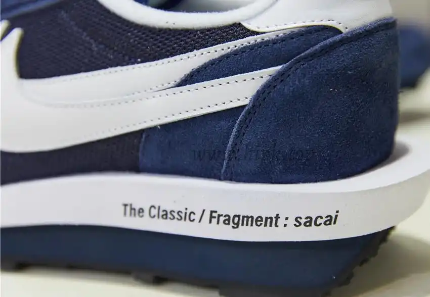 PK God Fragement design X Sacai X LDwaffle blackened blue retail materials ready to ship