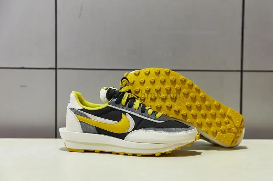 PK God LDWaffle x sacai x UNDERCOVER Black and Bright Citron retail materials ready to ship