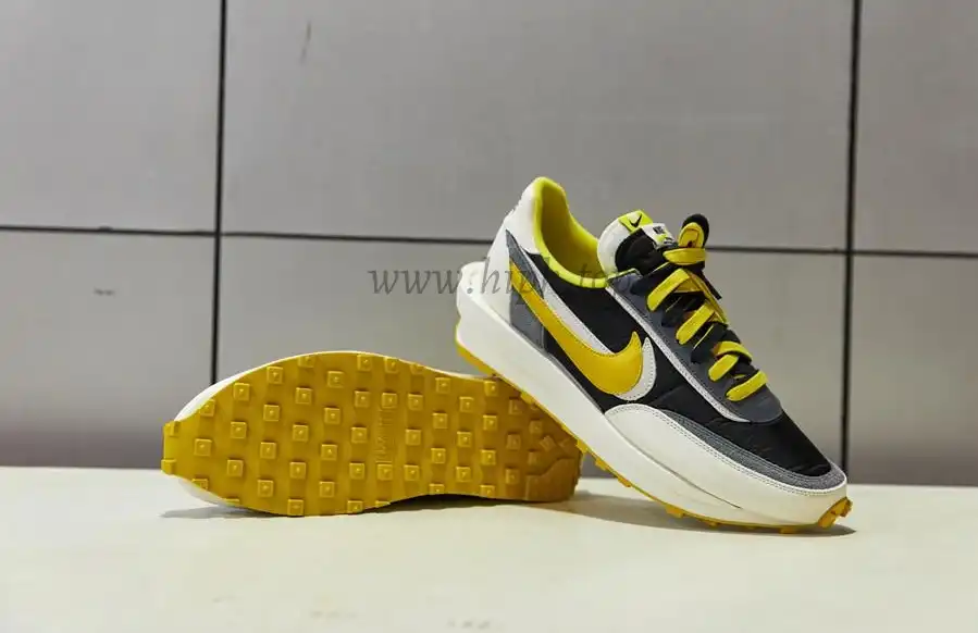 PK God LDWaffle x sacai x UNDERCOVER Black and Bright Citron retail materials ready to ship