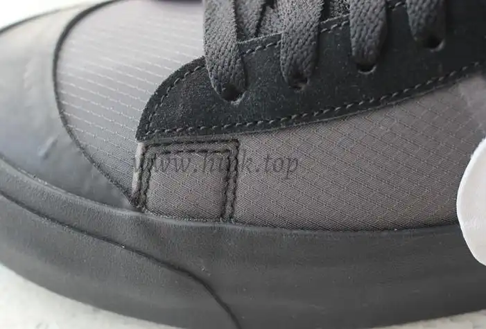 PK God OFF-WHITE x Nike Blazer Mid Black“GRIM REEPERS”retail materials ready