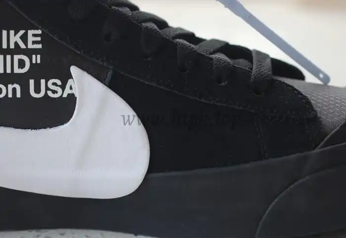 PK God OFF-WHITE x Nike Blazer Mid Black“GRIM REEPERS”retail materials ready