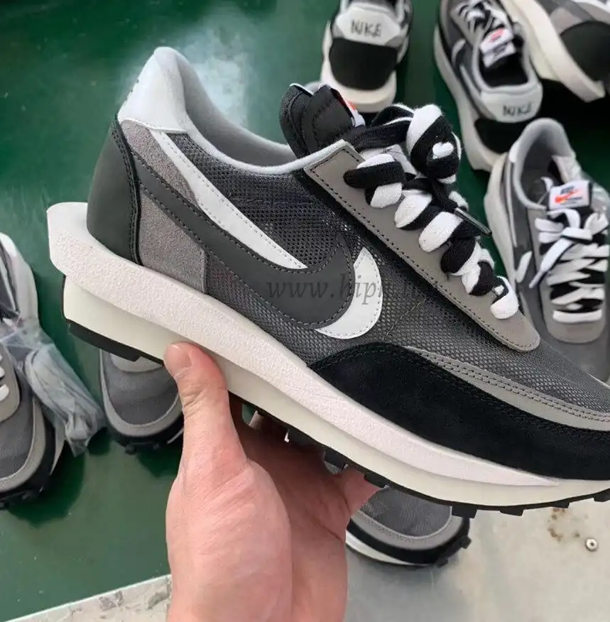 PK God Sacai X Nike LDV Waffle Black White retail matearials ready to ship