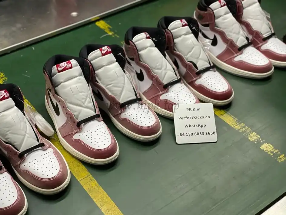 PK God Trophy Room X air Jordan 1 high retro OG Chicago retail materials ready to ship