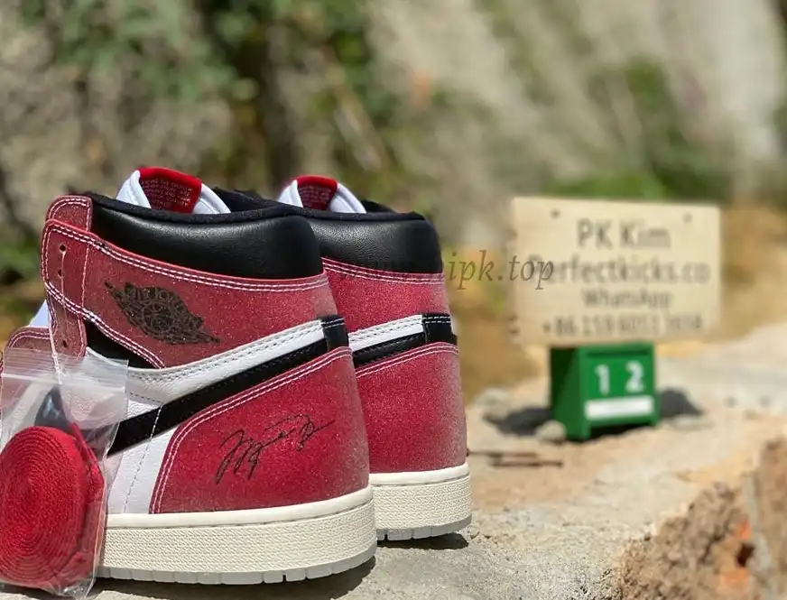 PK God Trophy Room X air Jordan 1 high retro OG Chicago retail materials ready to ship