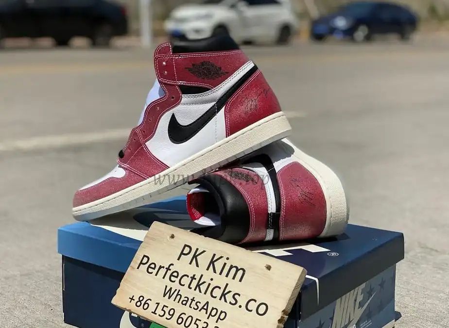 PK God Trophy Room X air Jordan 1 high retro OG Chicago retail materials ready to ship