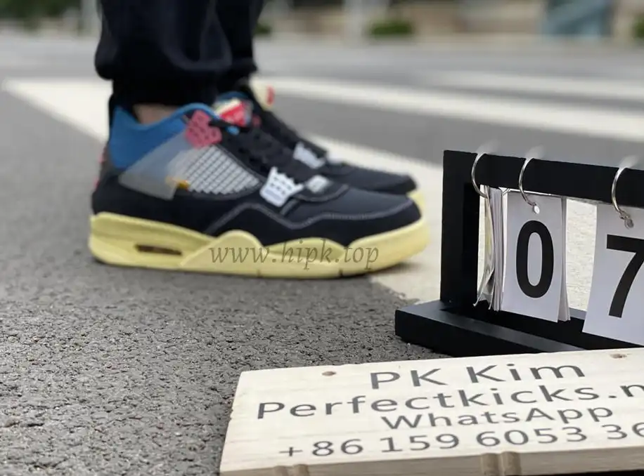 PK God Union x Air Jordan 4 OFF Nior retail materials ready to ship