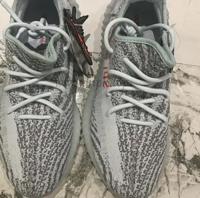 PK God Yeezy 350 V2 blue tint WITH REAL PREMEKNIT FROM HUAYIYI WHICH OFFER PRIMEKNIT TO ADIDAS DIRECTLY