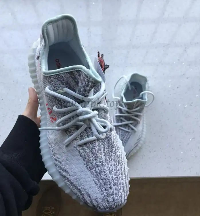 PK God Yeezy 350 V2 blue tint WITH REAL PREMEKNIT FROM HUAYIYI WHICH OFFER PRIMEKNIT TO ADIDAS DIRECTLY