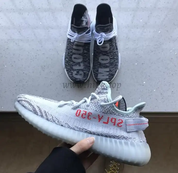 PK God Yeezy 350 V2 blue tint WITH REAL PREMEKNIT FROM HUAYIYI WHICH OFFER PRIMEKNIT TO ADIDAS DIRECTLY