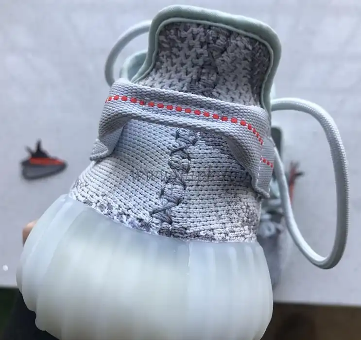 PK God Yeezy 350 V2 blue tint WITH REAL PREMEKNIT FROM HUAYIYI WHICH OFFER PRIMEKNIT TO ADIDAS DIRECTLY