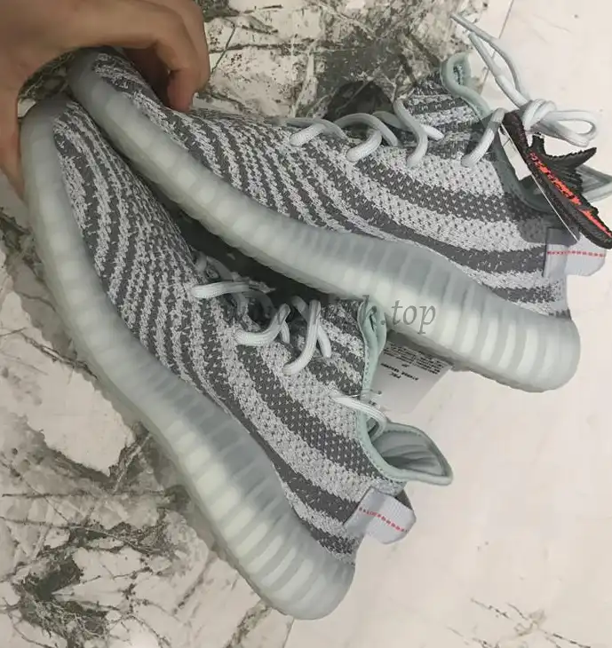 PK God Yeezy 350 V2 blue tint WITH REAL PREMEKNIT FROM HUAYIYI WHICH OFFER PRIMEKNIT TO ADIDAS DIRECTLY