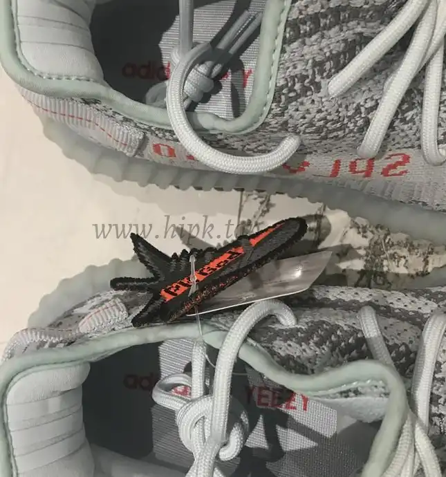 PK God Yeezy 350 V2 blue tint WITH REAL PREMEKNIT FROM HUAYIYI WHICH OFFER PRIMEKNIT TO ADIDAS DIRECTLY