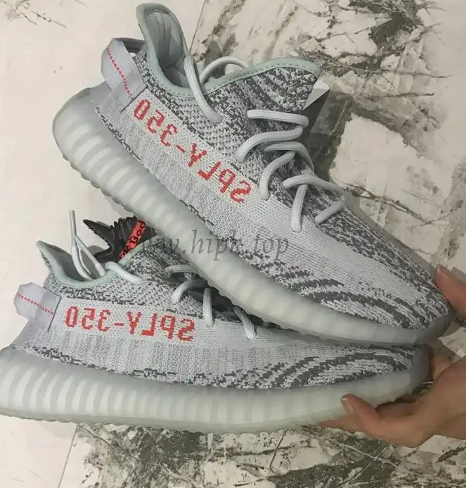 PK God Yeezy 350 V2 blue tint WITH REAL PREMEKNIT FROM HUAYIYI WHICH OFFER PRIMEKNIT TO ADIDAS DIRECTLY