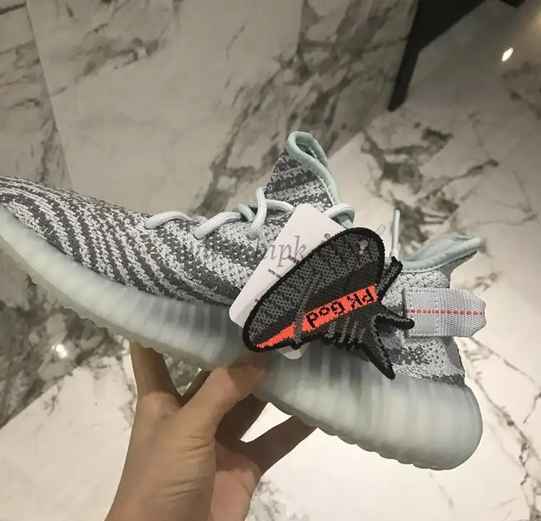 PK God Yeezy 350 V2 blue tint WITH REAL PREMEKNIT FROM HUAYIYI WHICH OFFER PRIMEKNIT TO ADIDAS DIRECTLY