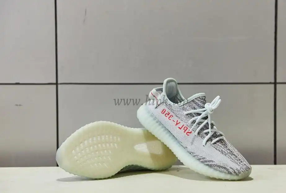 PK God Yeezy 350 V2 blue tint WITH REAL PREMEKNIT FROM HUAYIYI WHICH OFFER PRIMEKNIT TO ADIDAS DIRECTLY