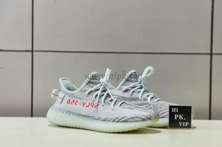 PK God Yeezy 350 V2 blue tint WITH REAL PREMEKNIT FROM HUAYIYI WHICH OFFER PRIMEKNIT TO ADIDAS DIRECTLY