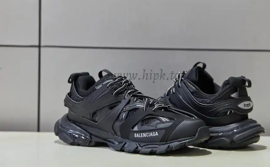 PK God exclusive Balencia Paris Track Sneakers ALL BLACK best version ready to ship