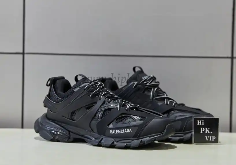 PK God exclusive Balencia Paris Track Sneakers ALL BLACK best version ready to ship