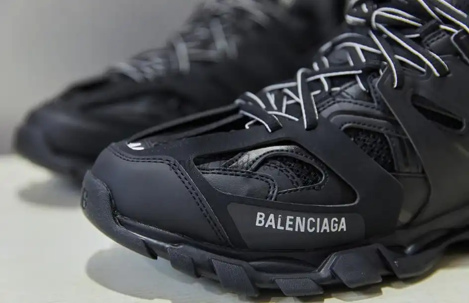 PK God exclusive Balencia Paris Track Sneakers ALL BLACK best version ready to ship