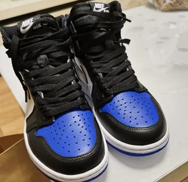 PKGod air Jordan 1 retro high OG white royal retail materials ready to ship