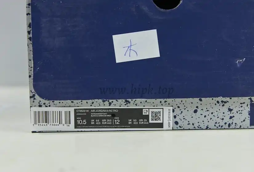 Pk God Air Jordan 6 Retro midnight navy retail materials ready to ship