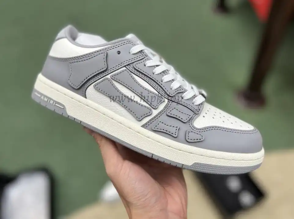 Pk God Amiri Men’s Skel LOW Sneakers GREY retail materials ready to ship