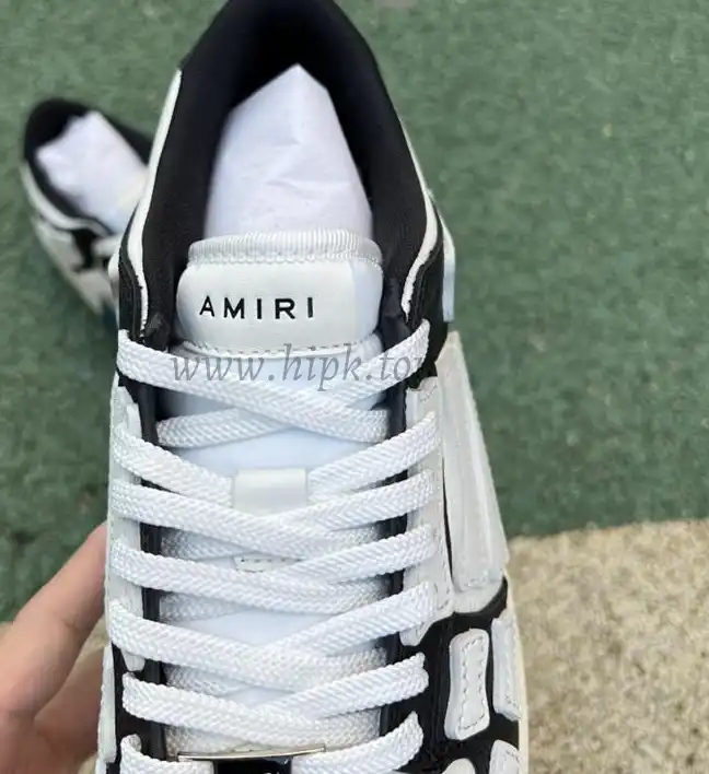 Pk God Amiri Men’s Skel LOW Sneakers WHITE retail materials ready to ship