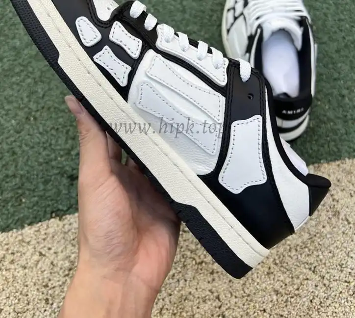 Pk God Amiri Men’s Skel LOW Sneakers WHITE retail materials ready to ship
