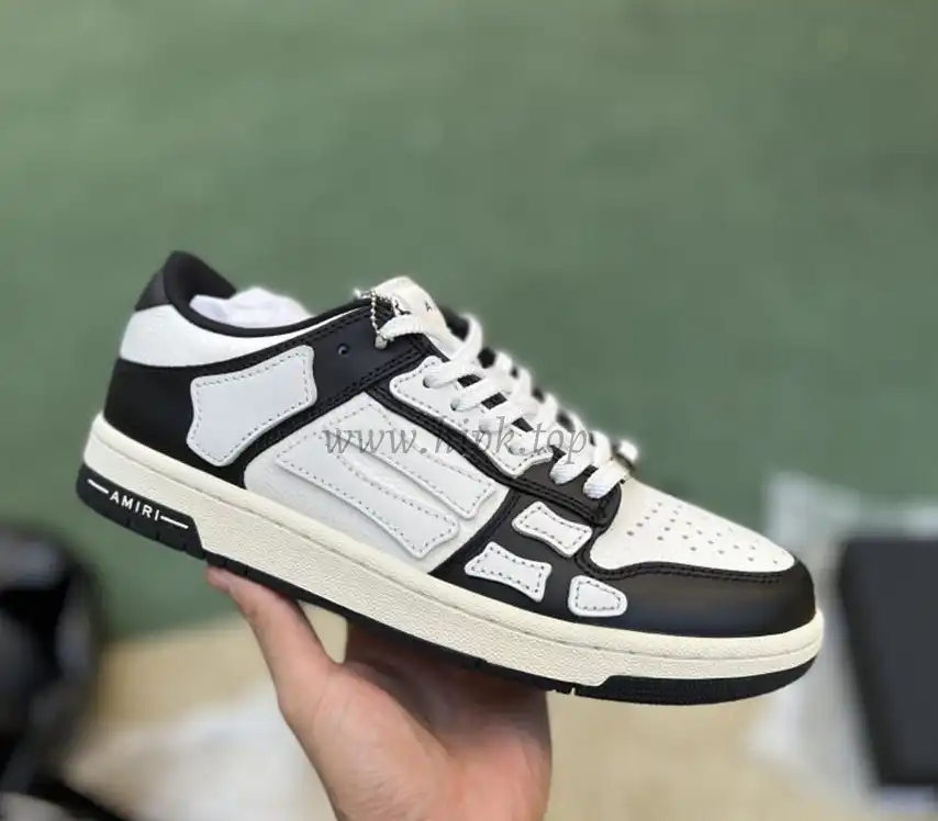 Pk God Amiri Men’s Skel LOW Sneakers WHITE retail materials ready to ship