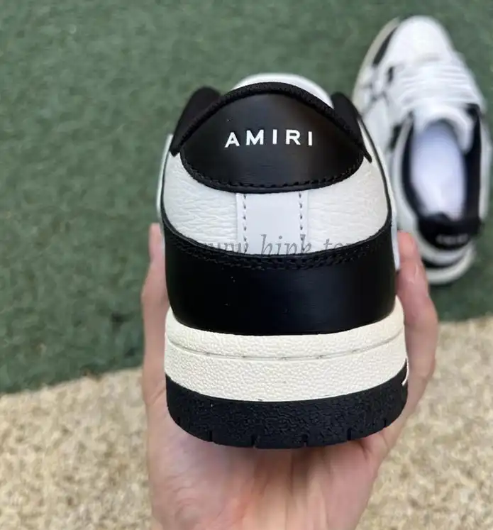Pk God Amiri Men’s Skel LOW Sneakers WHITE retail materials ready to ship