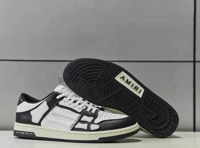 Pk God Amiri Men’s Skel LOW Sneakers WHITE retail materials ready to ship