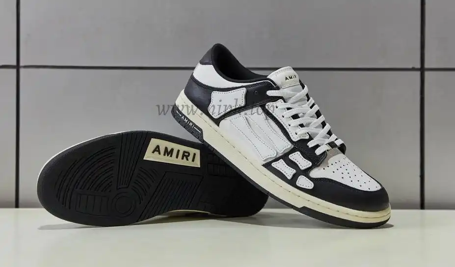 Pk God Amiri Men’s Skel LOW Sneakers WHITE retail materials ready to ship