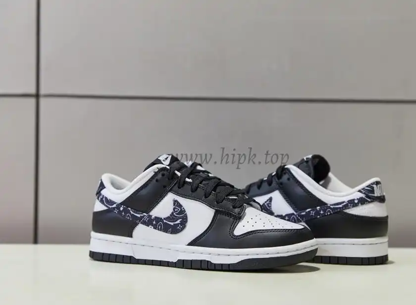 Pk God Nike Dunk Low Black Paisley retail materials ready to ship