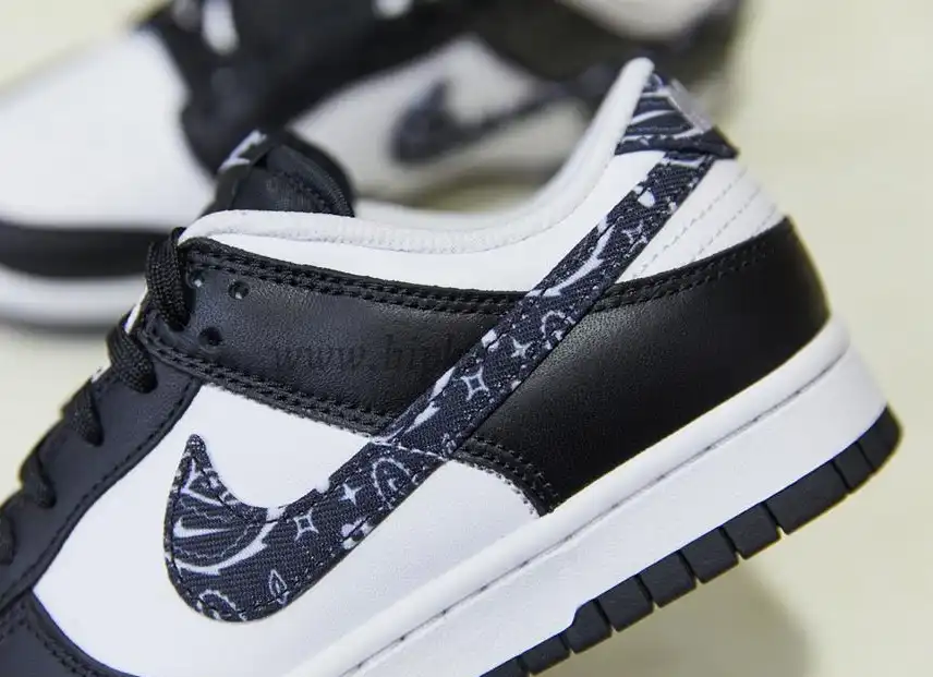 Pk God Nike Dunk Low Black Paisley retail materials ready to ship