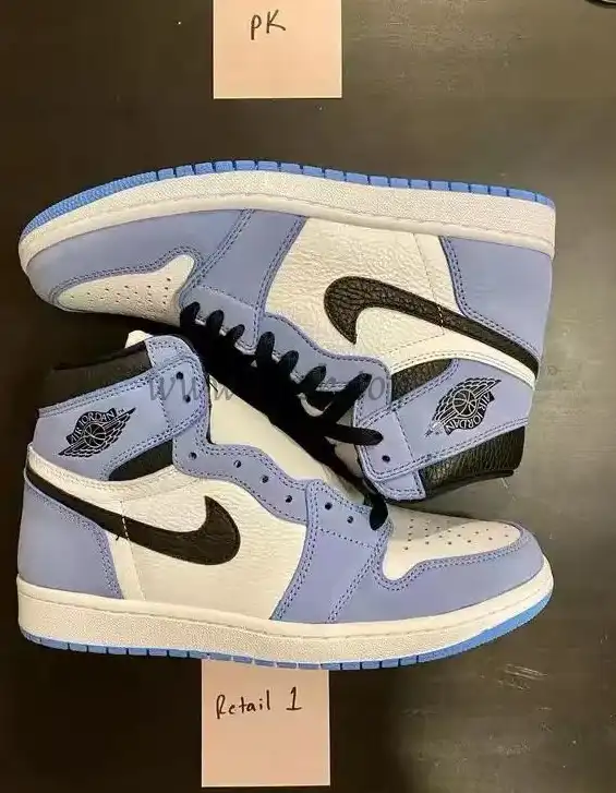 Pk God air Jordan 1 high OG university blue retail materials ready to ship