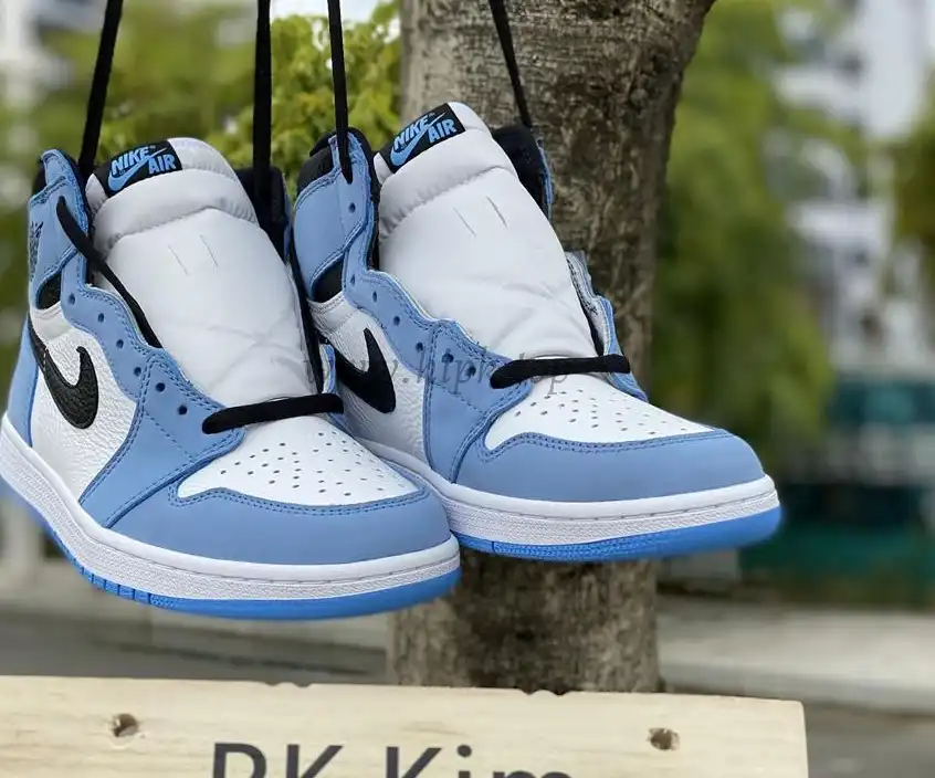 Pk God air Jordan 1 high OG university blue retail materials ready to ship