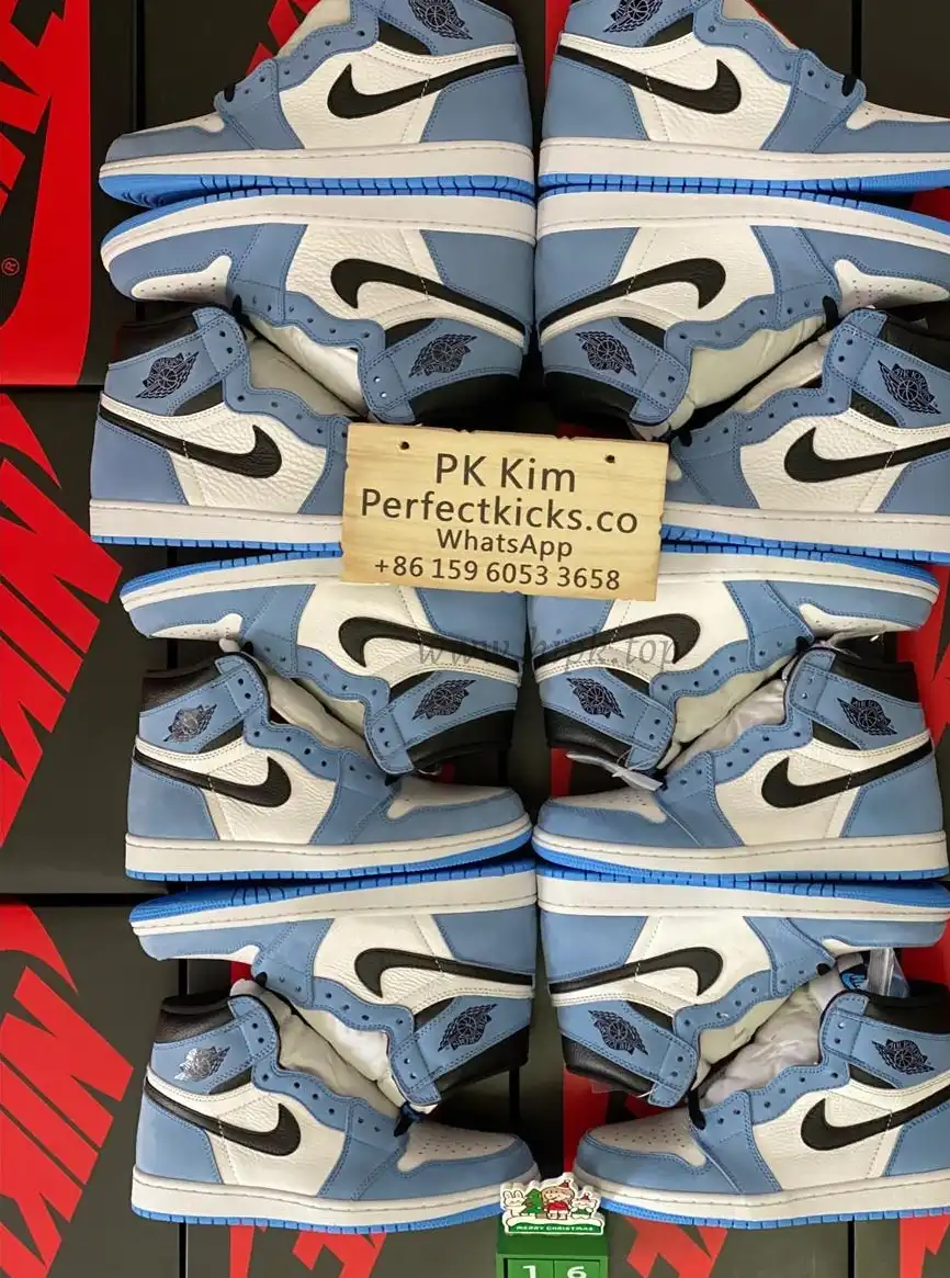 Pk God air Jordan 1 high OG university blue retail materials ready to ship