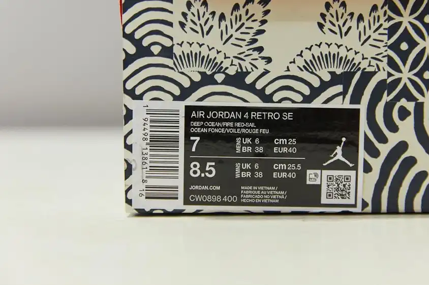 Pk God air Jordan 4 retro SE deep ocean retail materials ready to ship