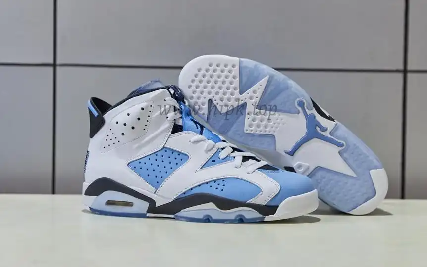 Pk God air Jordan 6 retro university blue retail materials ready to ship