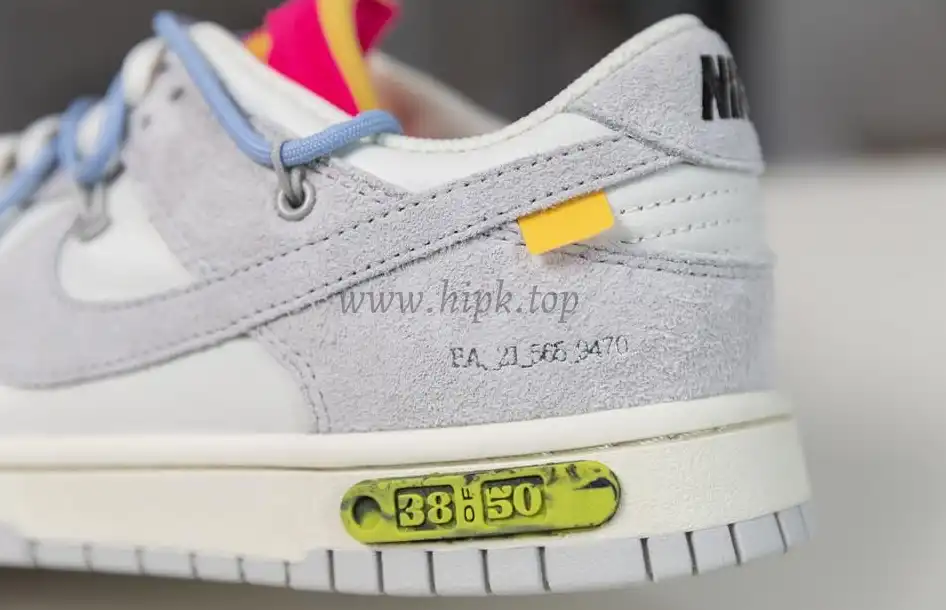 Pk God off white X dunk low the 50 NO.38 retail materials ready to ship