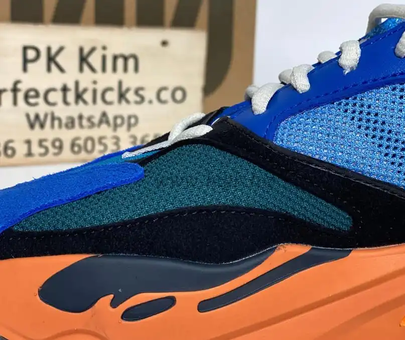 Pk god yeezy boost 700 Sun blue retail materials ready to ship