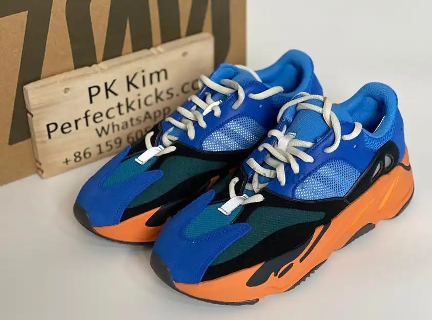 Pk god yeezy boost 700 Sun blue retail materials ready to ship