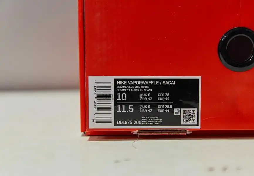 PK GOD Nike Vaporwaffle sacai Sesame Blue Void retail materials ready to ship