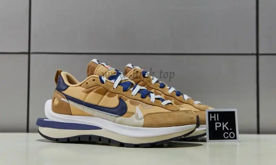 PK GOD Nike Vaporwaffle sacai Sesame Blue Void retail materials ready to ship