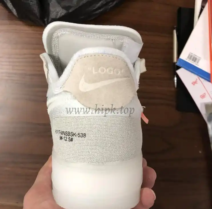 PK God Off-White Nike Air Force 1 One Low The 10 Ten Virgil Abloh retail materials ready to ship